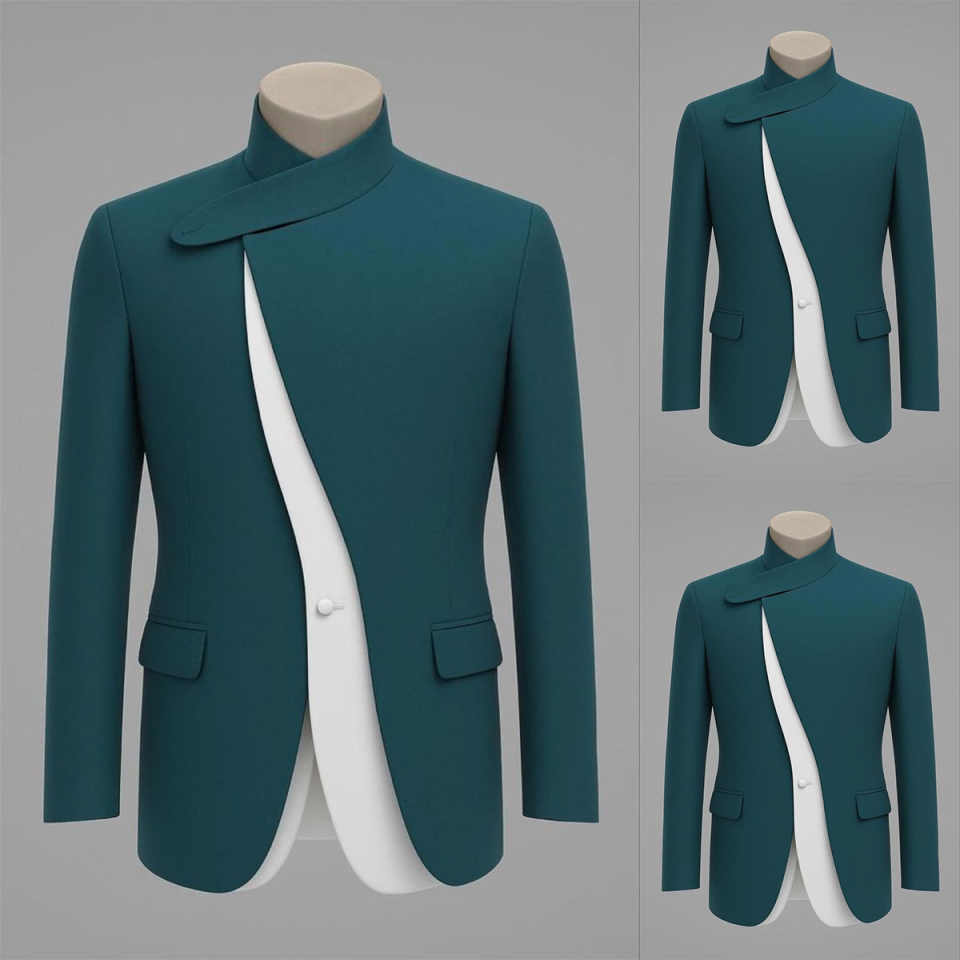 Unique Men'S Formal Wear - Benzersiz Tasarımcı Erkek Smokin Tek Parça