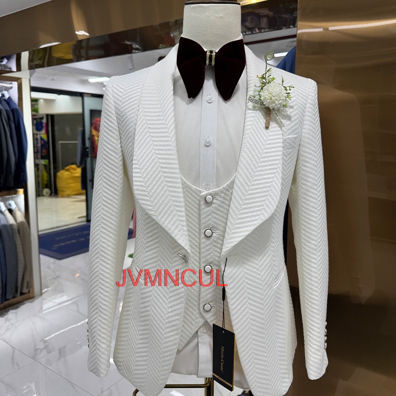 Men'S Formal Wear For Reception - Erkek Modern 3 Parçalı Takım Elbise