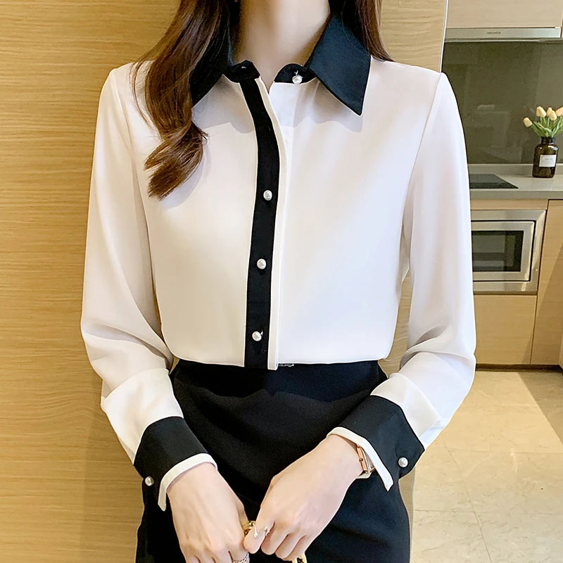 Men Formal Wear Pinterest - Kadınlar için Beyaz Şifon Gömlek Kore