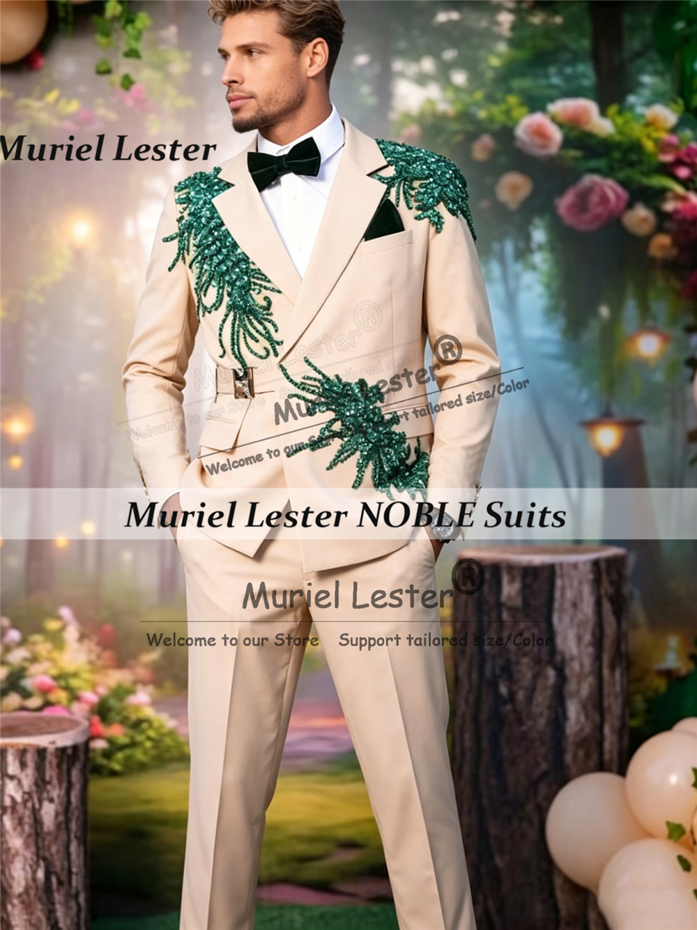 Özel Tasarım Rhinestone Boncuk - Unique Men'S Formal Wear incelemesi ve fiyatı