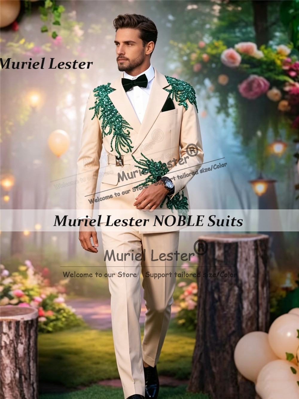 Özel Tasarım Rhinestone Boncuk - Unique Men'S Formal Wear incelemesi ve fiyatı