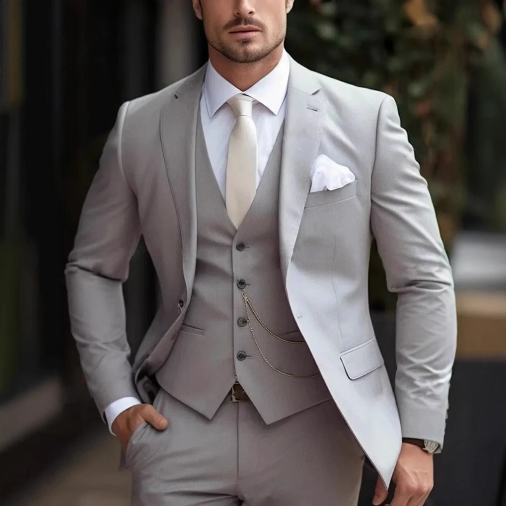 3 Parça Pembe Resmi Erkek Takı - Men'S Formal Wear For Reception incelemesi ve fiyatı