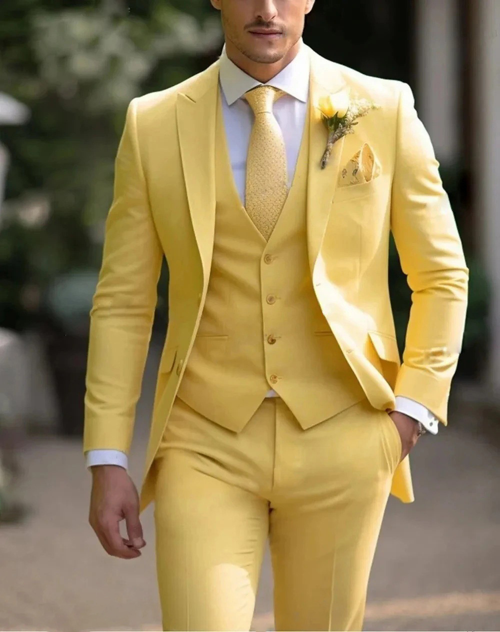 3 Parça Pembe Resmi Erkek Takı - Men'S Formal Wear For Reception incelemesi ve fiyatı