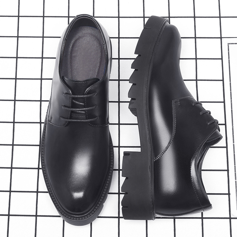 Erkek Siyah Deri Bağcıklı Kalı - Men'S Formal Wear For Office incelemesi ve fiyatı